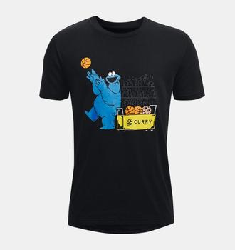 Erkek Çocuk Curry Cookie Monster Kısa Kollu Tişört