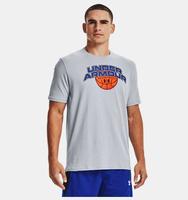 Erkek UA Basketball Branded Wordmark Kısa Kollu